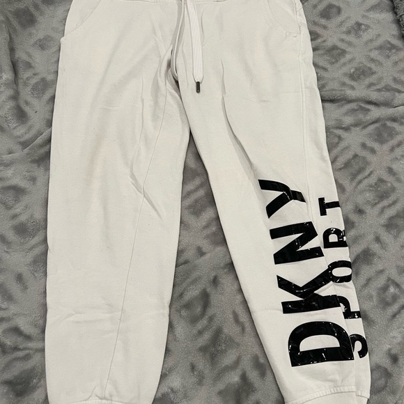 DKNY white sweatpants - Picture 1 of 3